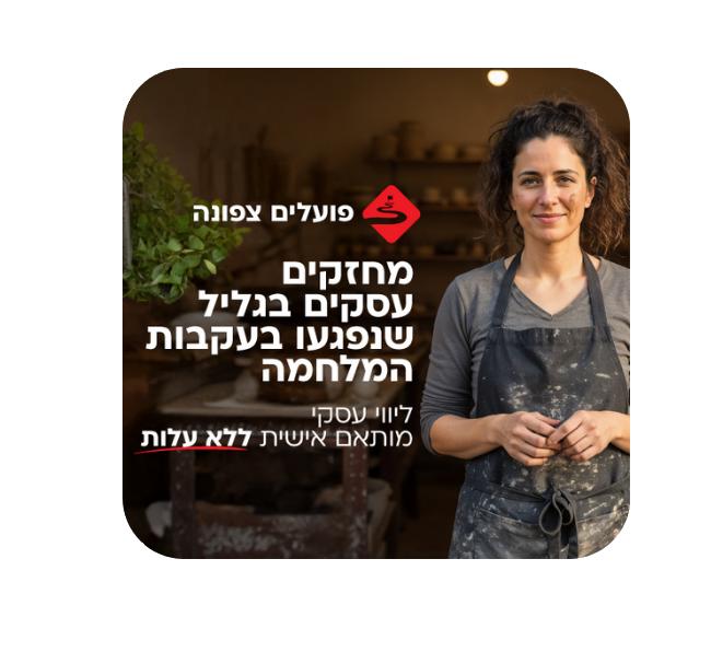 פועלים צפונה לעסקים - ליווי עסקי מותאם אישית לבעלי עסקים שנפגעו ממלחמת חרבות ברזל